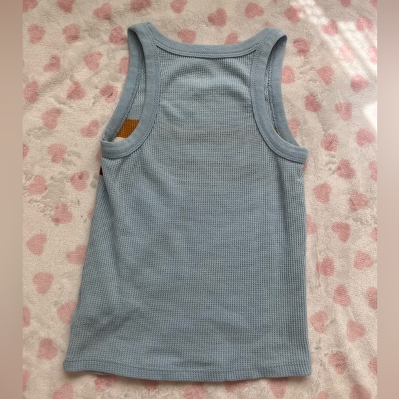 Sonoma Girls Tank Top With Orange, White, And Magenta Stripes (Size XS) - Picture 2 of 3